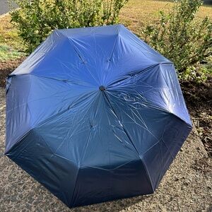 Navy Blue Umbrella with Cloud Design Inside - NEW
